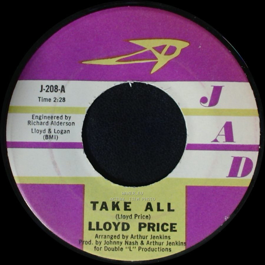 Lloyd Price - Take All / Luv, Luv, Luv side A