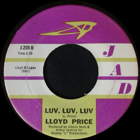 Lloyd Price - Take All / Luv, Luv, Luv side B