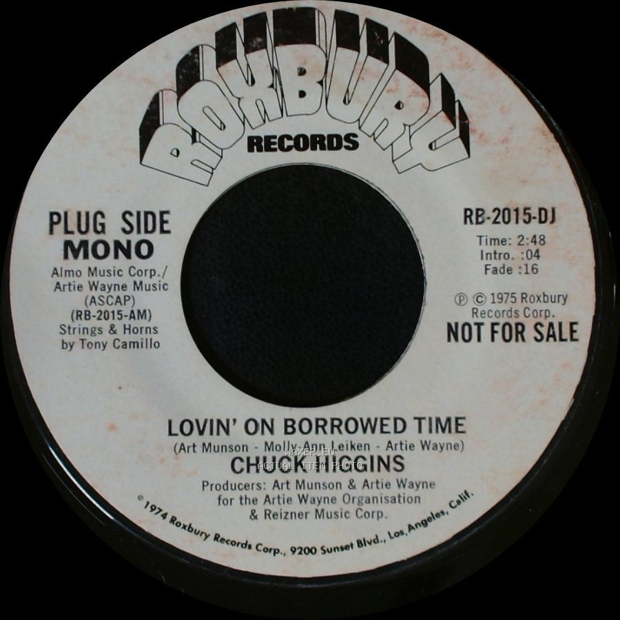 Chuck Higgins - Lovin' On Borrowed Time / Lovin' On Borrowed Time side A