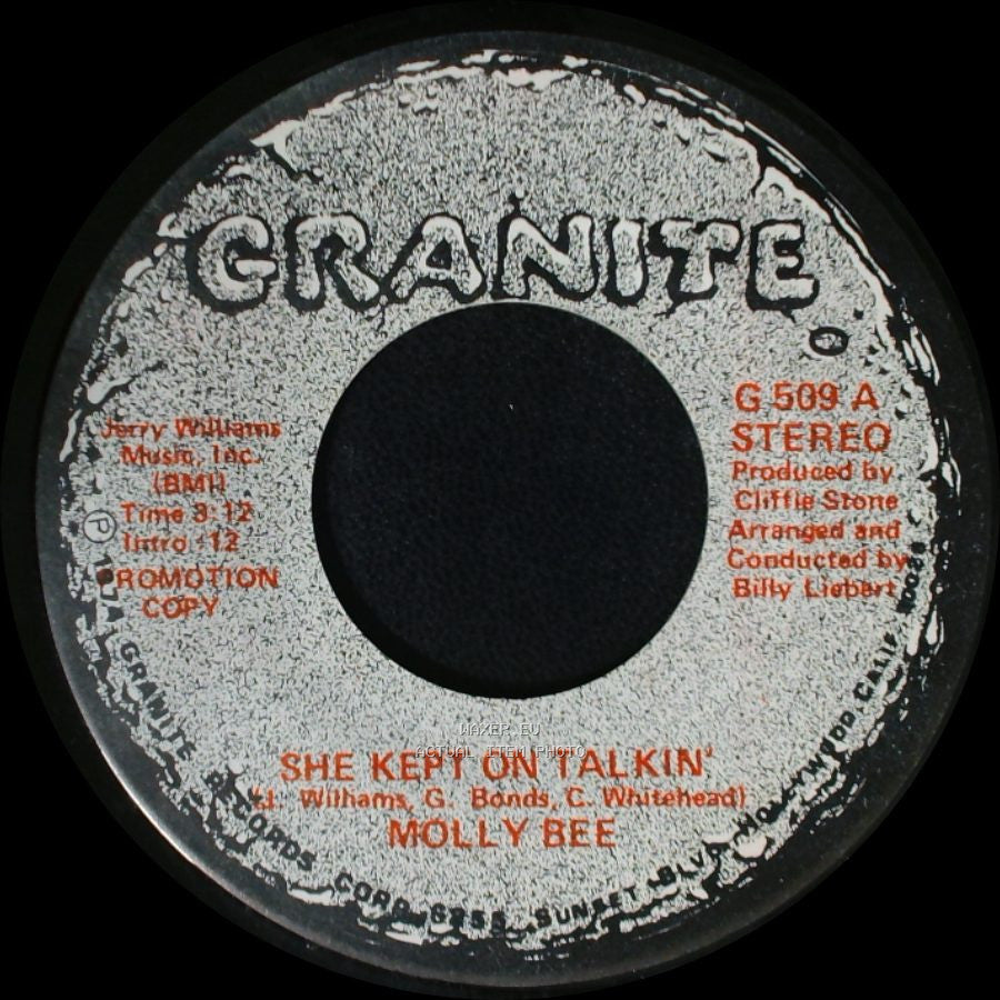 Molly Bee - Baby You Got It / She Kept On Talkin' side B