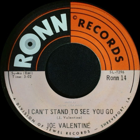 Joe Valentine - I Can't Stand To See You Go / One Night Of Satisfaction side A