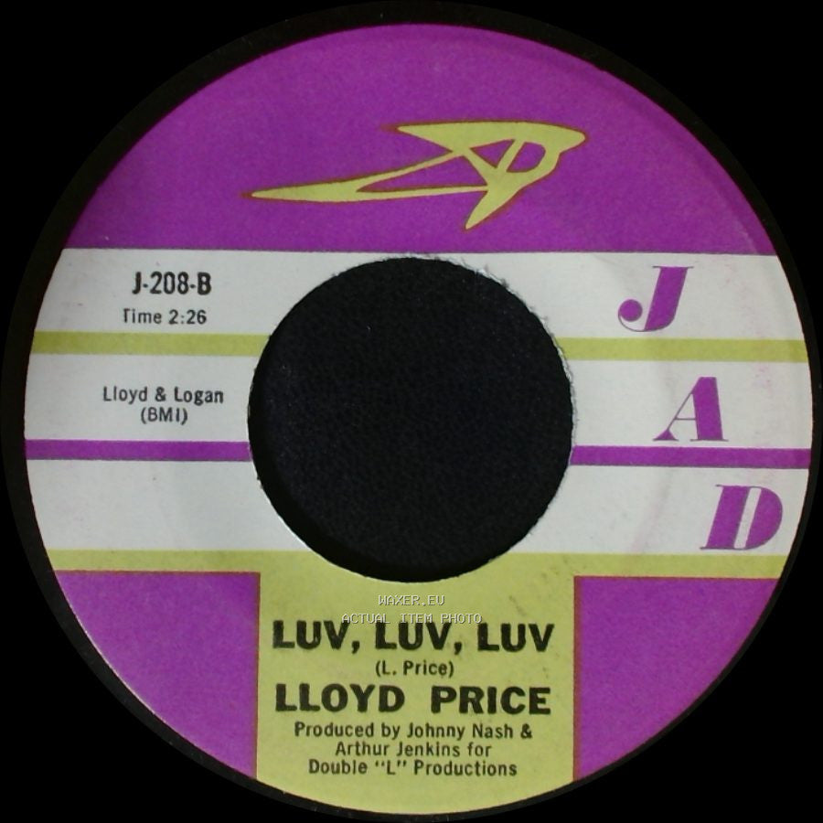Lloyd Price - Take All / Luv, Luv, Luv side B