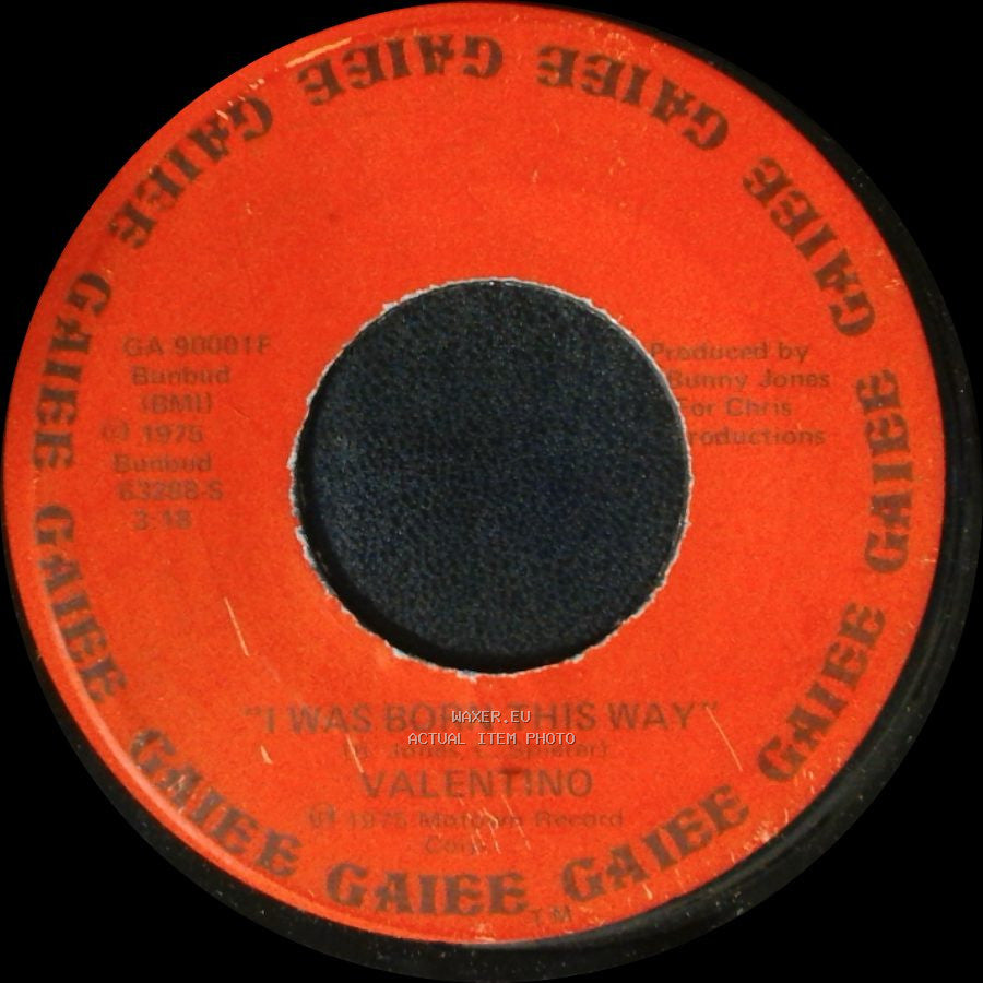 Valentino - I Was Born This Way / Liberation side A