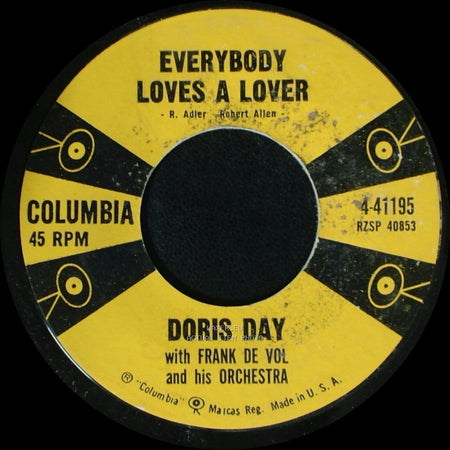 Doris Day With Frank De Vol And His Orchestra - Everybody Loves A Lover / Instant Love side A