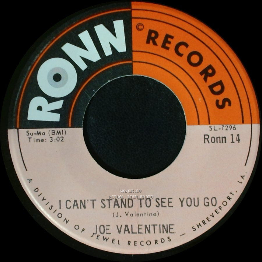 Joe Valentine - One Night Of Satisfaction / I Can't Stand To See You Go side A