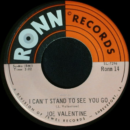Joe Valentine - One Night Of Satisfaction / I Can't Stand To See You Go side A