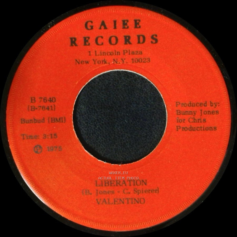 Valentino - I Was Born This Way / Liberation side B