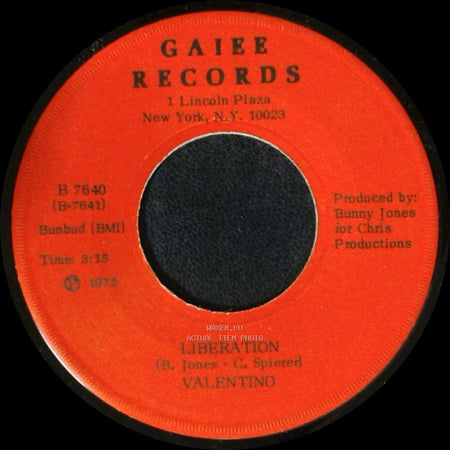 Valentino - I Was Born This Way / Liberation side B