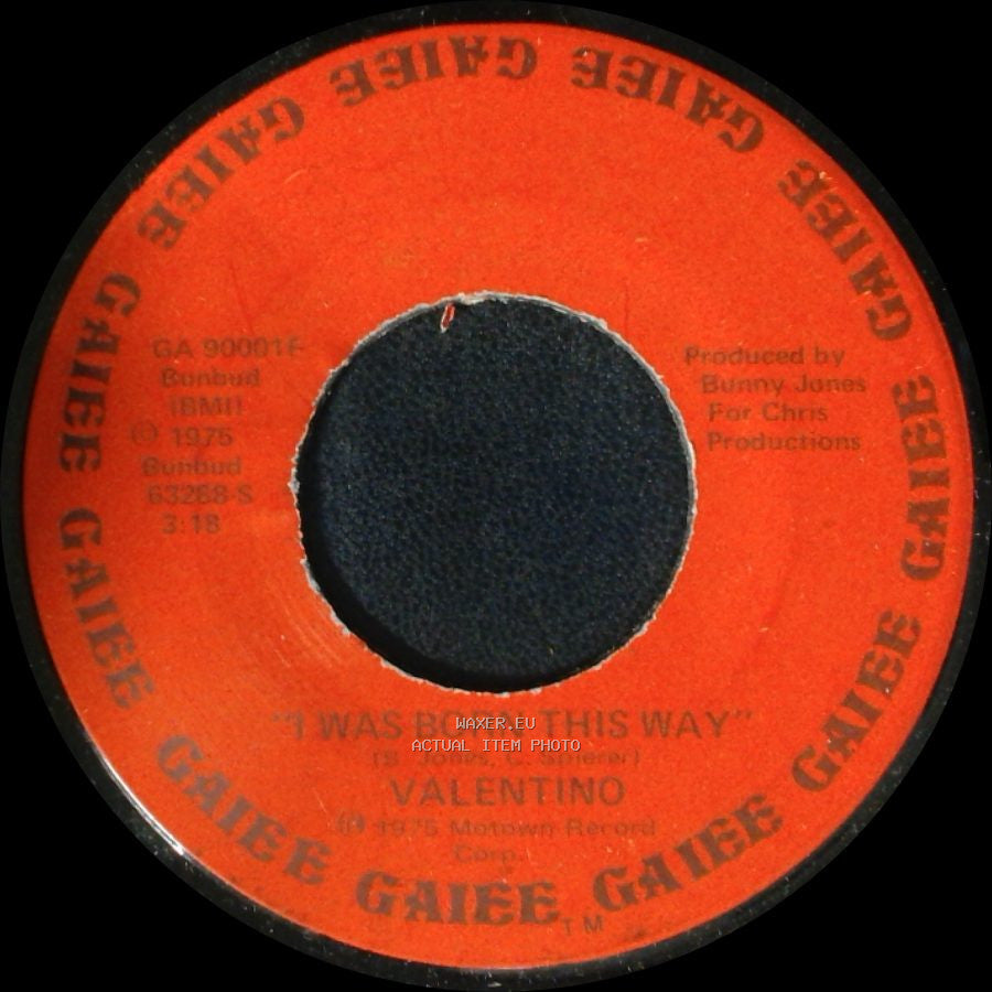 Valentino - I Was Born This Way / Liberation side A