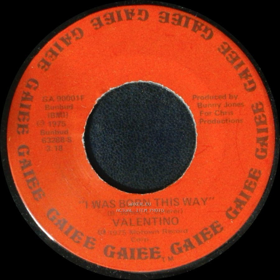 Valentino - I Was Born This Way / Liberation side A