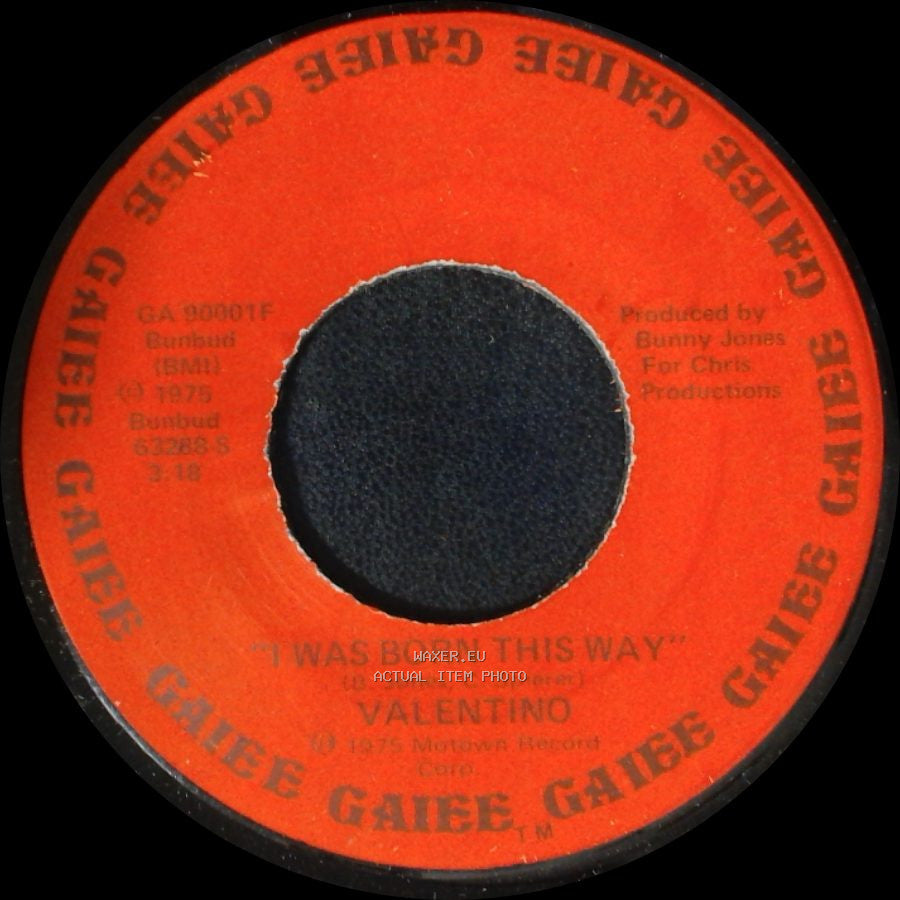 Valentino - I Was Born This Way / Liberation side A