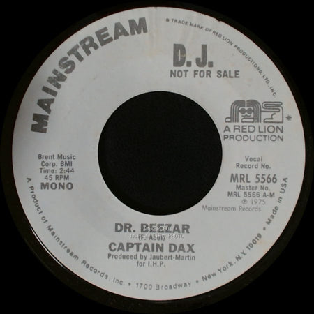 Captain Dax - Dr. Beezar / Dr. Beezar side B