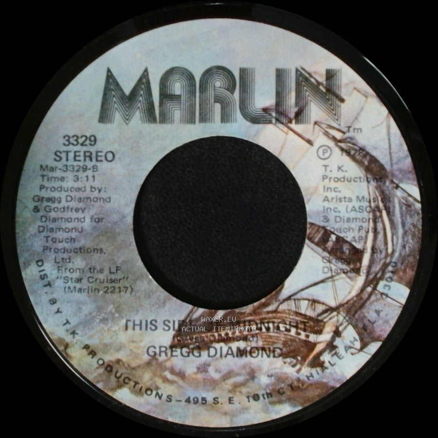 Gregg Diamond - Star Cruiser / This Side Midnite side B