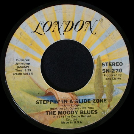 The Moody Blues - I'll Be Level With You / Steppin' In A Slide Zone side B
