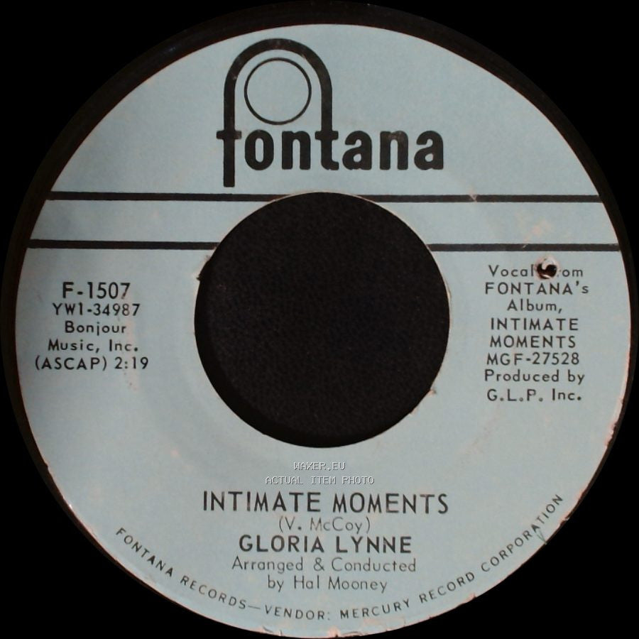 Gloria Lynne - Intimate Moments / The Touch Of Your Lips side A