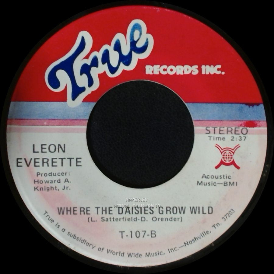Leon Everette - Goodbye King Of Rock 'n' Roll / Where The Daisies Grow Wild side B