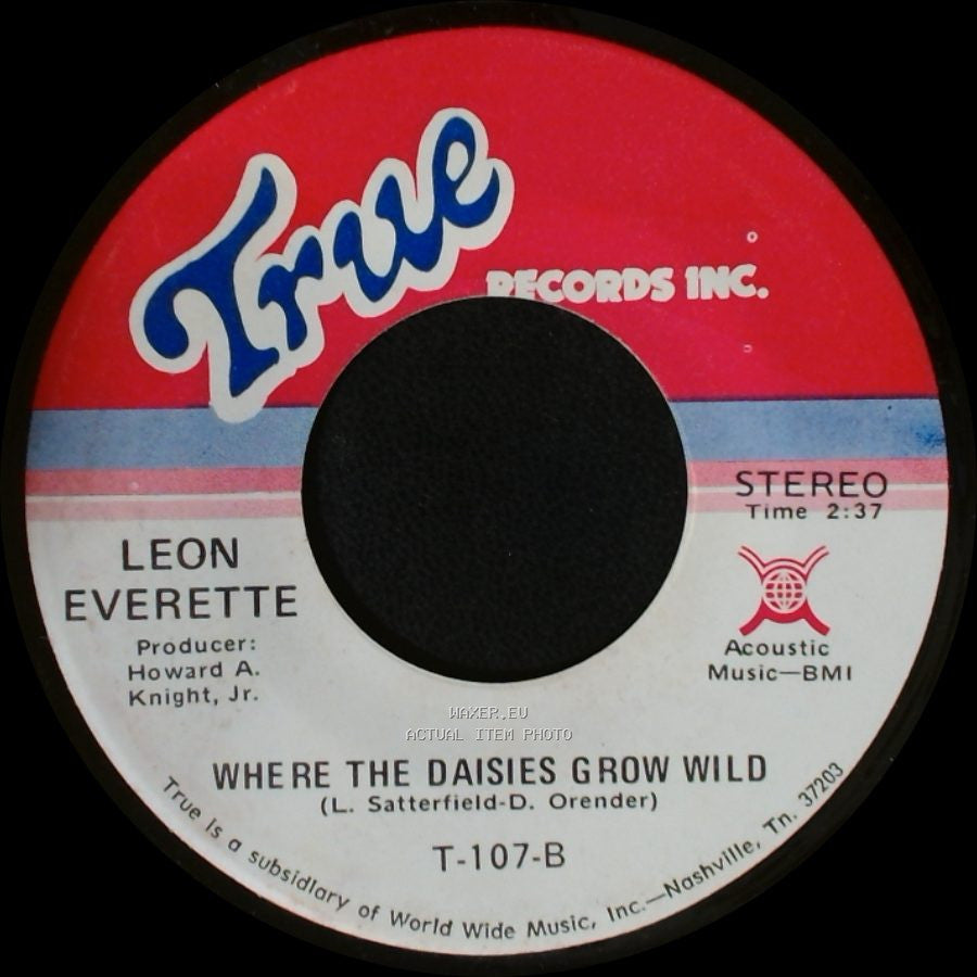 Leon Everette - Goodbye King Of Rock 'n' Roll / Where The Daisies Grow Wild side A