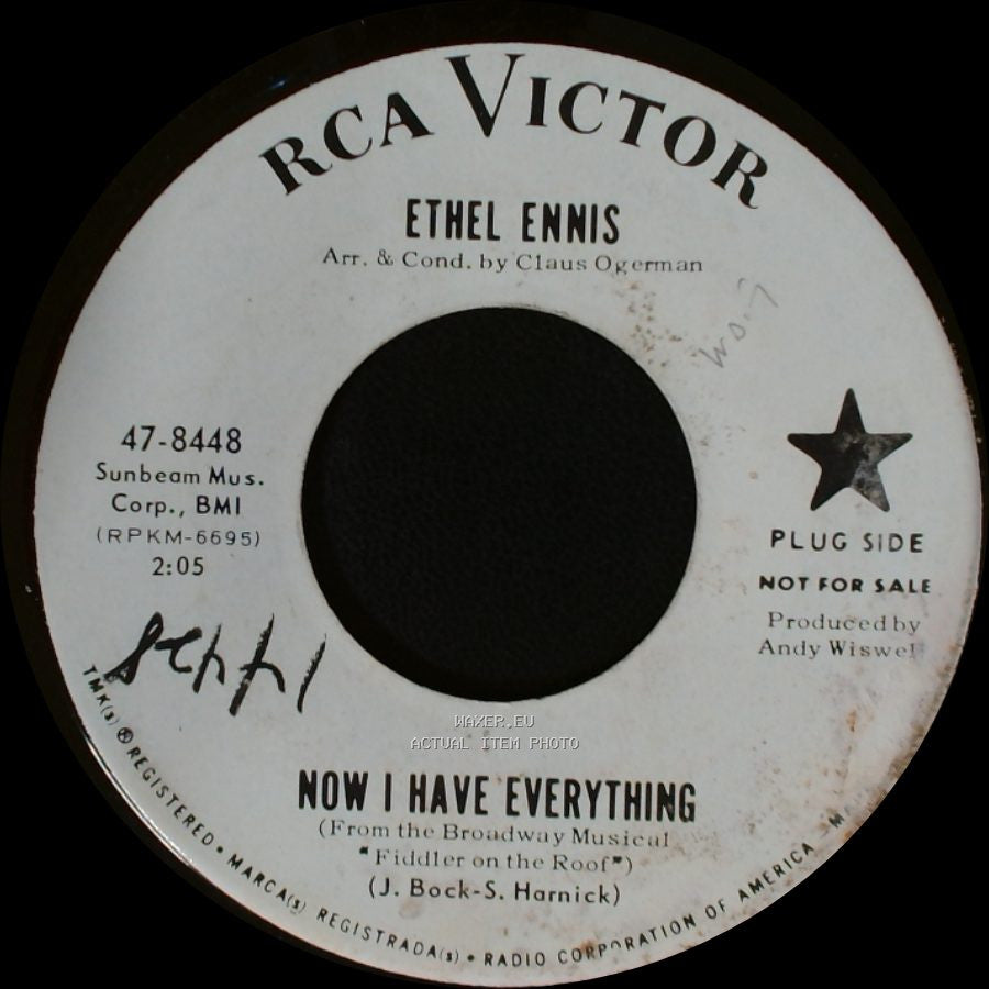 Ethel Ennis - Now I Have Everything / Matchmaker, Matchmaker side A