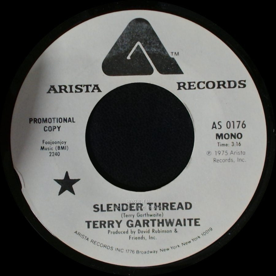 Terry Garthwaite - Slender Thread / Slender Thread side B