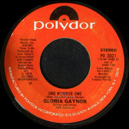 Gloria Gaynor - Let Me Know (I Have A Right) / One Number One side A