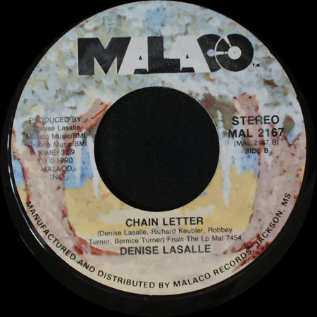 Denise Lasalle - Drop That Zero / Chain Letter side B