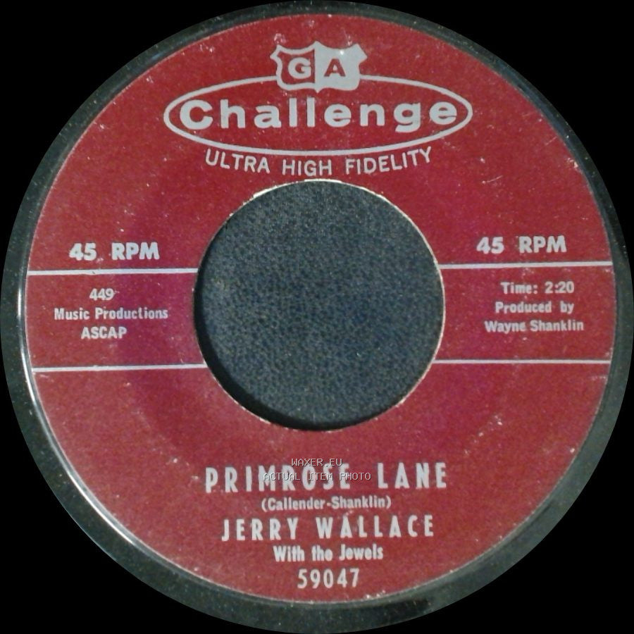 Jerry Wallace - By Your Side / Primrose Lane side B
