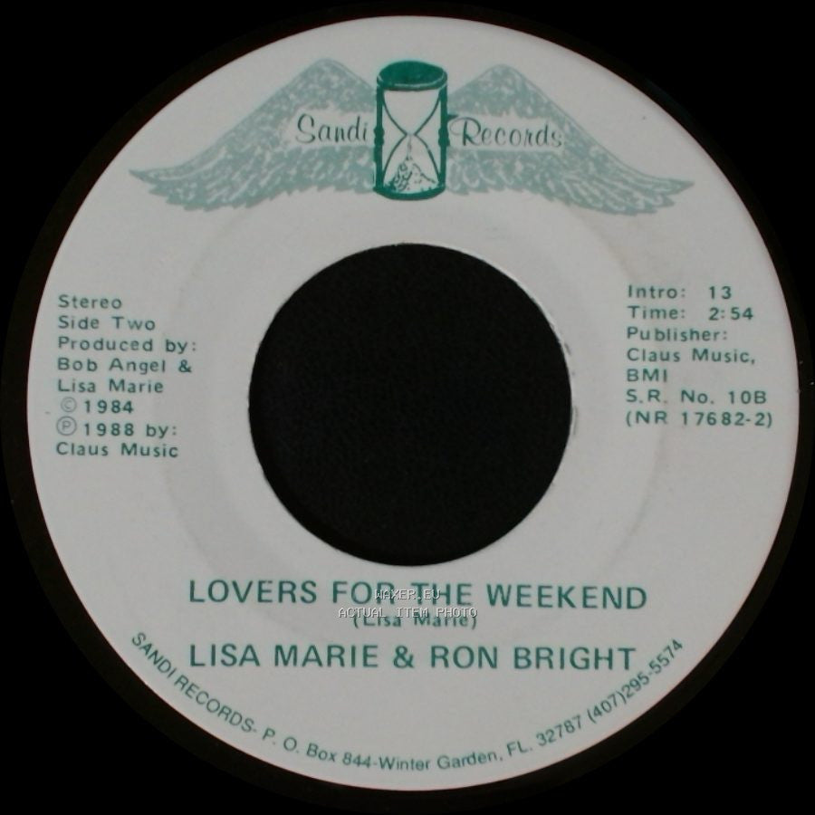 Lisa Marie & Ron Bright - (Is It) Too Late To Start Over / Lovers For The Weekend side B