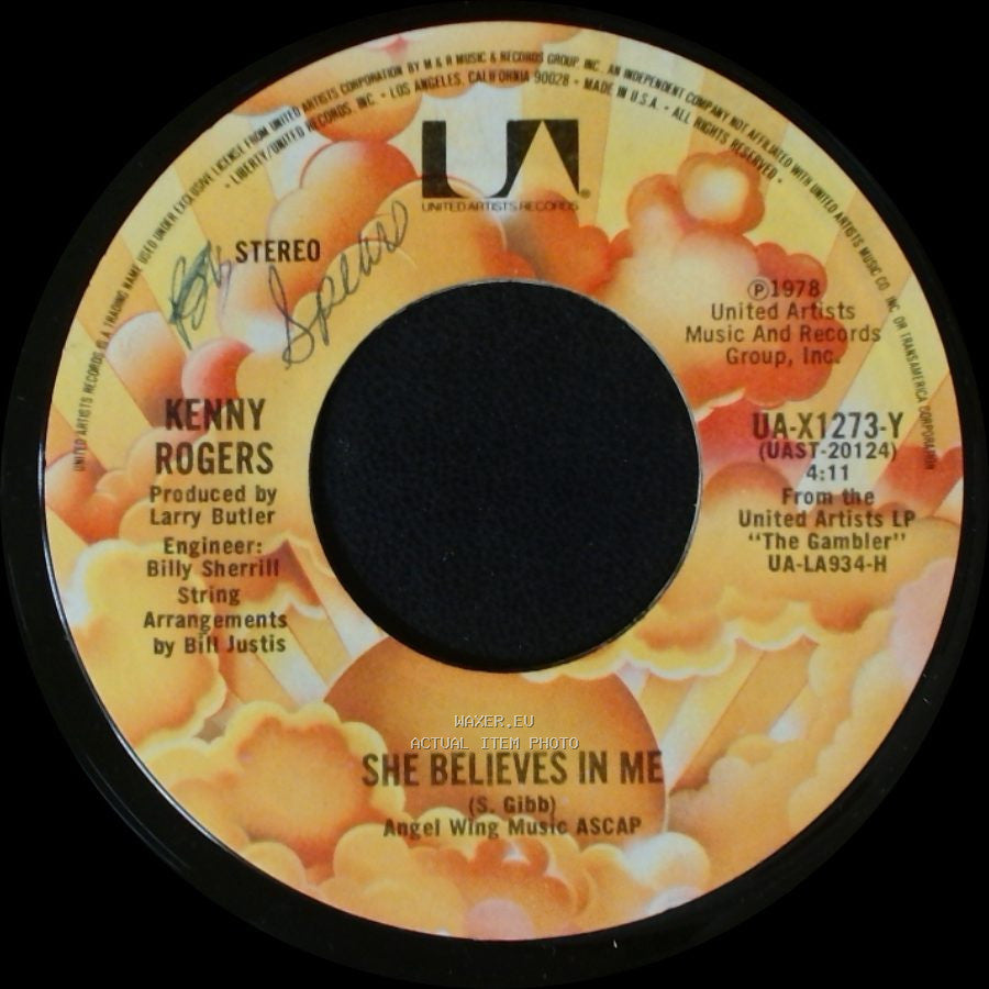 Kenny Rogers - She Believes In Me / Morgana Jones side A