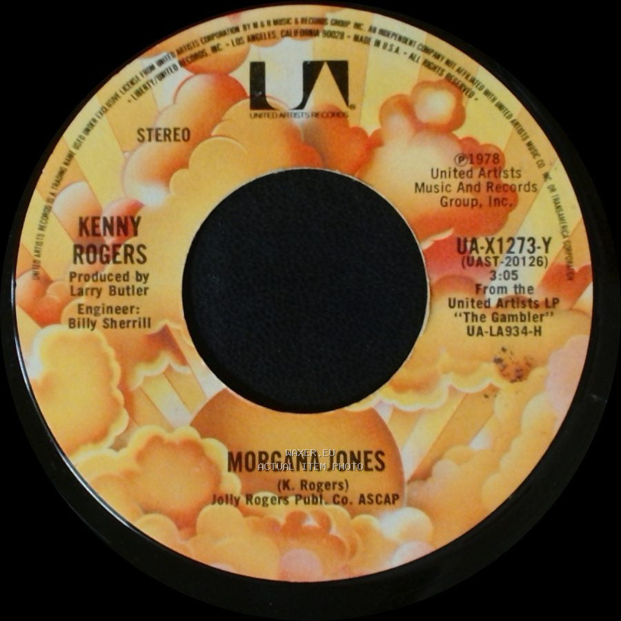 Kenny Rogers - She Believes In Me / Morgana Jones side B