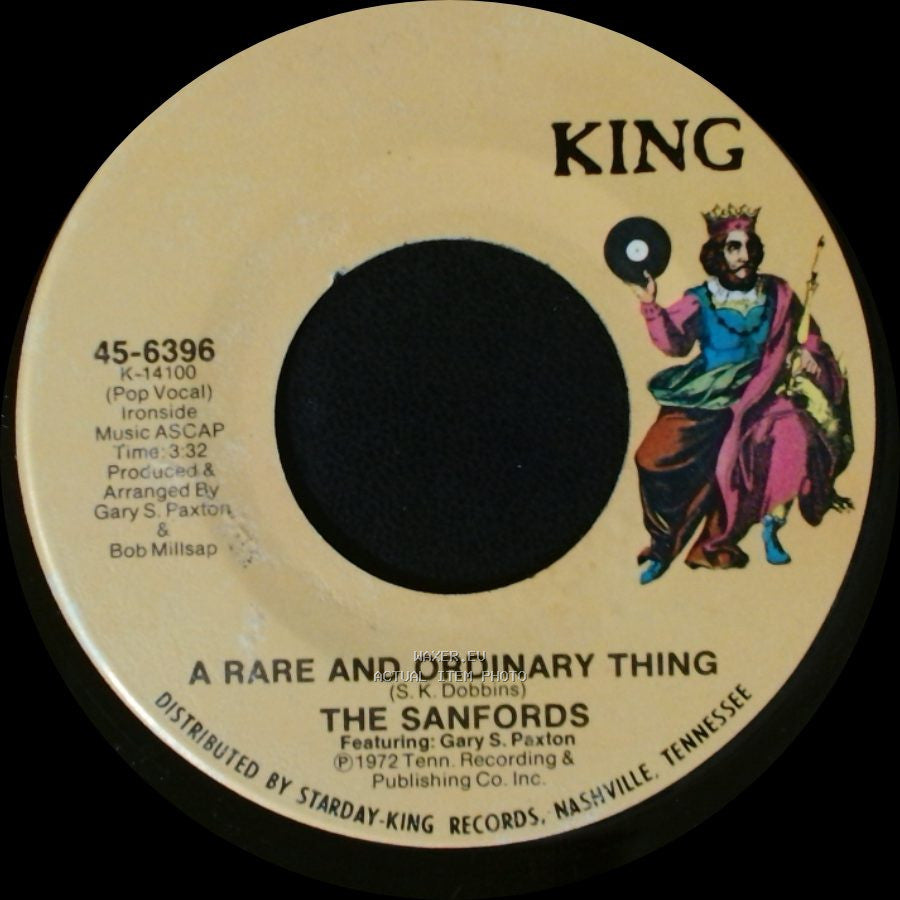 The Sanfords - Skinny Dippin' / A Rare And Ordinary Thing side B