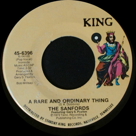 The Sanfords - Skinny Dippin' / A Rare And Ordinary Thing side B