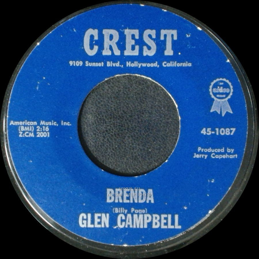 Glen Campbell - Turn Around, Look At Me / Brenda side B