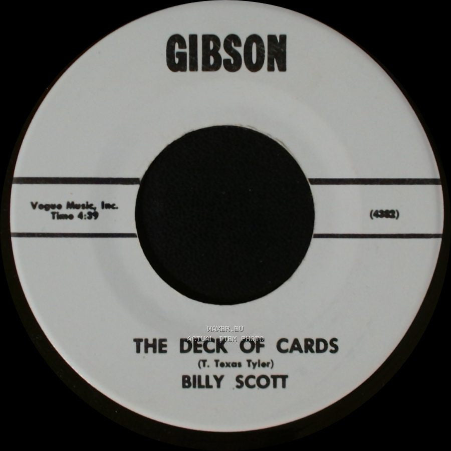 Billy Scott / Helen And Billy Scott - The Deck Of Cards / Tenderly He Watches / Suppertime side A