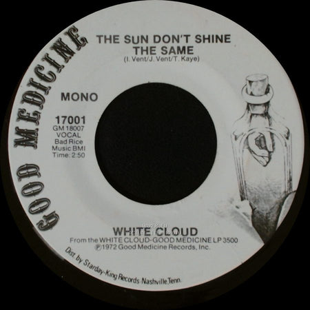 White Cloud - All Cried Out / The Sun Don't Shine The Same side B