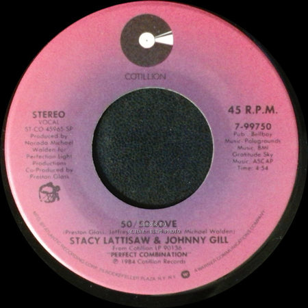 Stacy Lattisaw & Johnny Gill - 50/50 Love / Baby It's You side A
