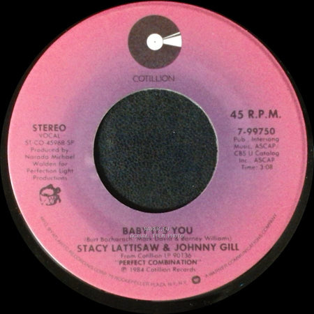 Stacy Lattisaw & Johnny Gill - 50/50 Love / Baby It's You side B