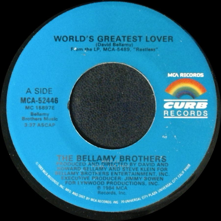 The Bellamy Brothers - World's Greatest Lover / Rock-A-Billy side A