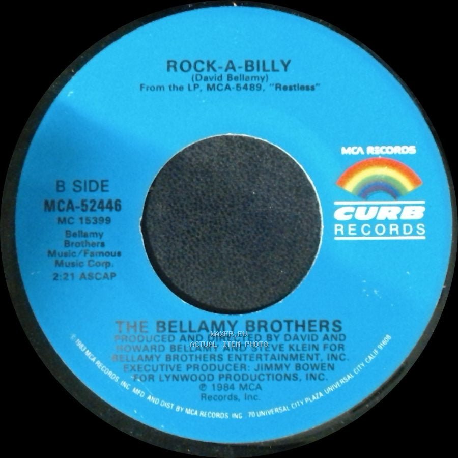 The Bellamy Brothers - World's Greatest Lover / Rock-A-Billy side B