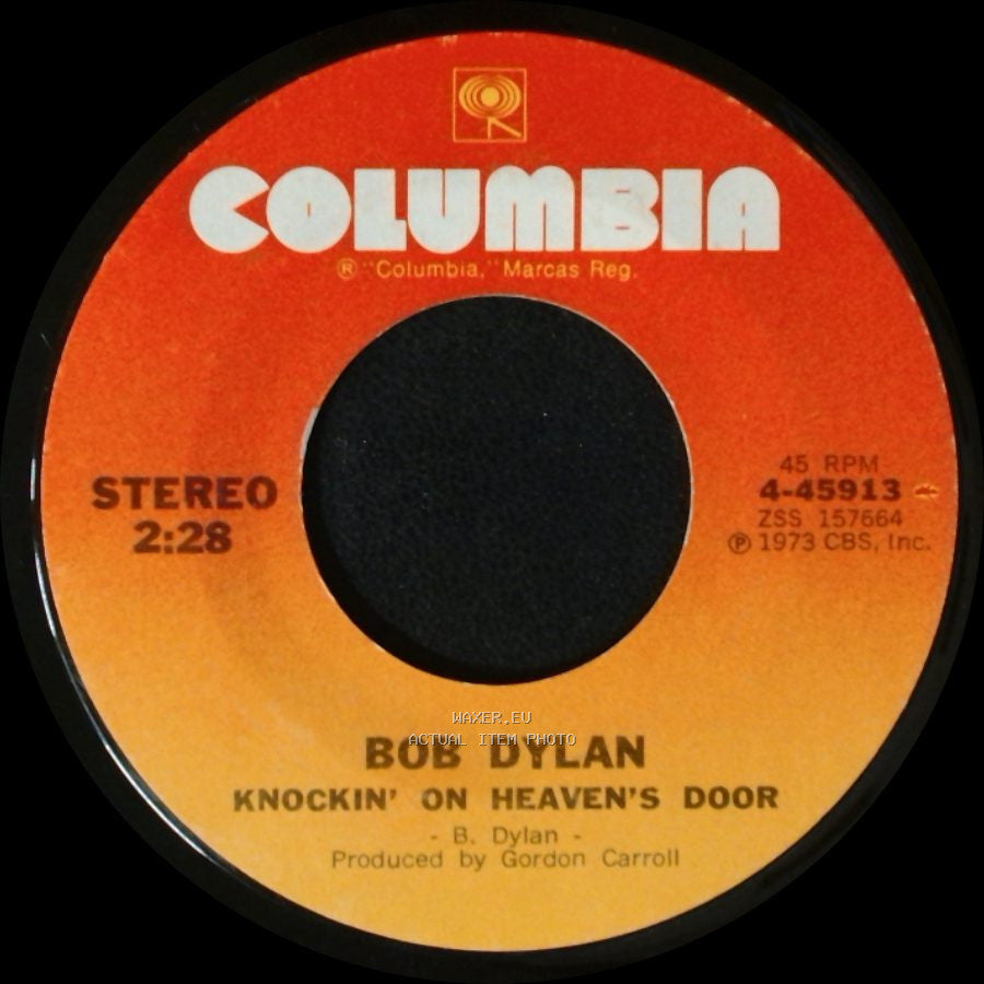 Bob Dylan - Turkey Chase / Knockin' On Heaven's Door side B