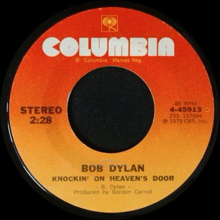 Bob Dylan - Turkey Chase / Knockin' On Heaven's Door side B
