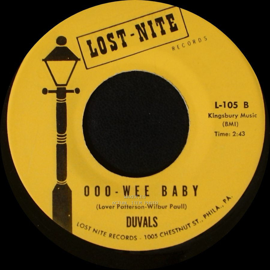 Duvals - You Come To Me / Ooo-Wee Baby side B