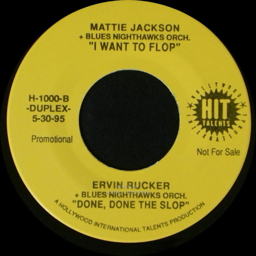 Carlton Beck And The Senders / Ervin Rucker + Blues Nighthawks Orch. - The Girl I Left Behind / Done, Done The Slop side B