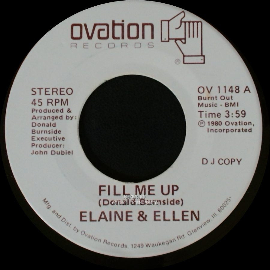 Elaine & Ellen - Fill Me Up / You Made Me Do It Again side A