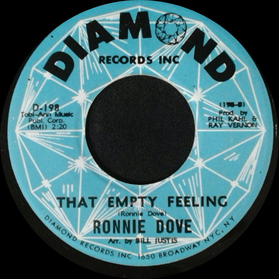 Ronnie Dove - Let's Start All Over Again / That Empty Feeling side B