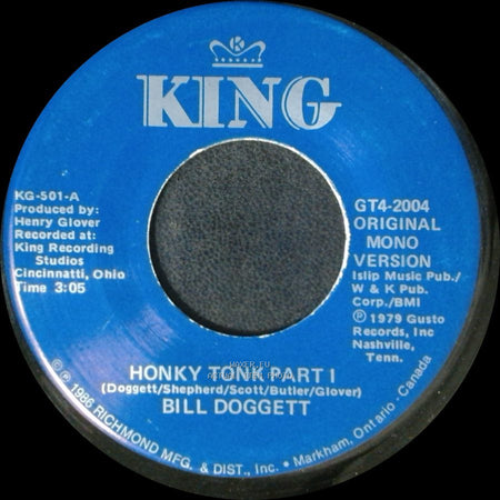 Bill Doggett - Honky Tonk Part Ii / Honky Tonk Part I side B