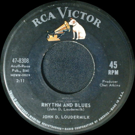 John D. Loudermilk - Blue Train (Of The Heartbreak Line) / Rhythm And Blues side B