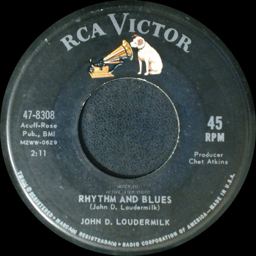 John D. Loudermilk - Blue Train (Of The Heartbreak Line) / Rhythm And Blues side B