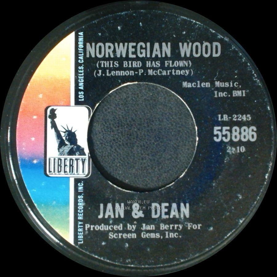 Jan & Dean - Popsicle / Norwegian Wood (This Bird Has Flown) side B