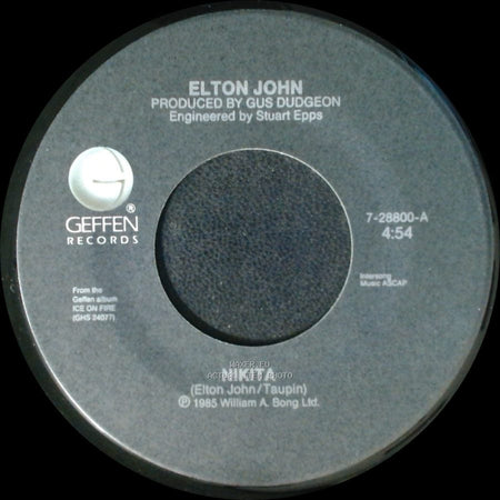 Elton John - Nikita / Restless side A