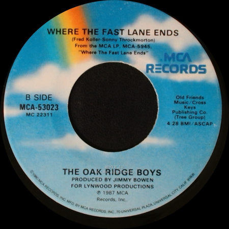 The Oak Ridge Boys - This Crazy Love / Where The Fast Lane Ends side B